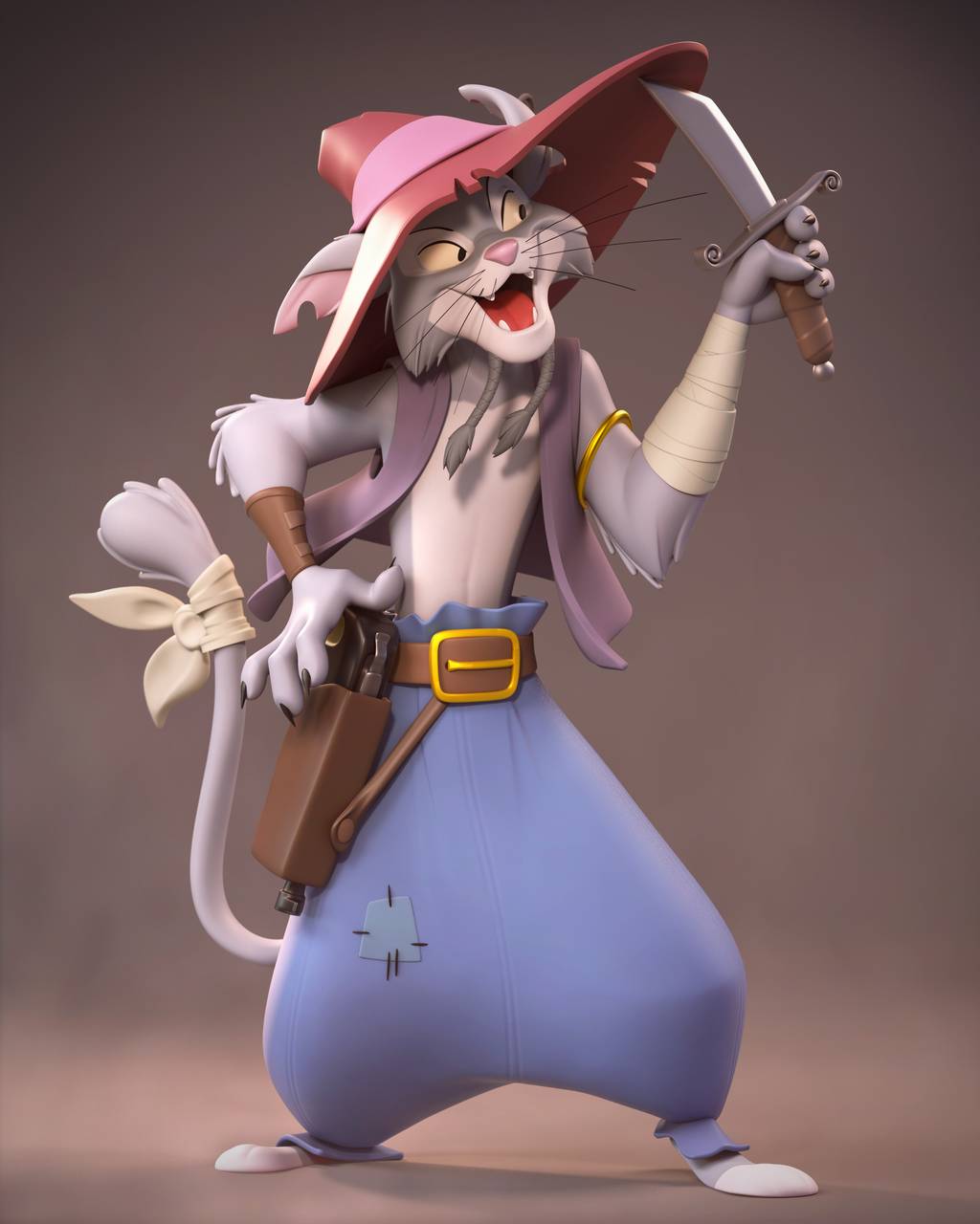 P站图纸印象馆 卡通猫 卡通猫