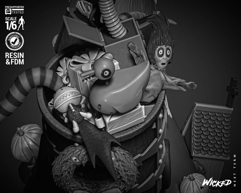 P站图纸印象馆 3DWicked 圣诞夜惊魂 杰克和莎莉 3DWicked 圣诞夜惊魂 杰克和莎莉