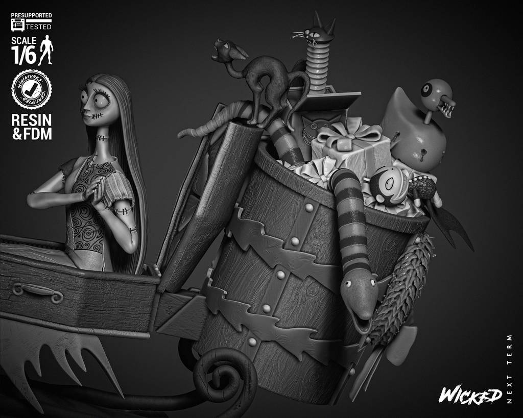 P站图纸印象馆 3DWicked 圣诞夜惊魂 杰克和莎莉 3DWicked 圣诞夜惊魂 杰克和莎莉