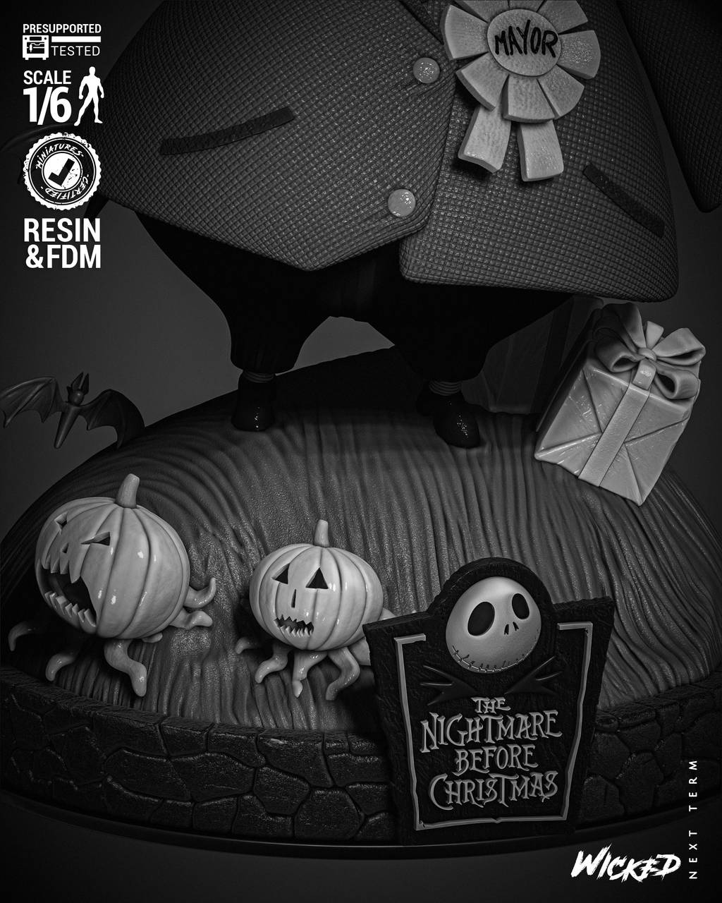 P站图纸印象馆 3DWicked 圣诞夜惊魂 梅耶市长 3DWicked 圣诞夜惊魂 梅耶市长