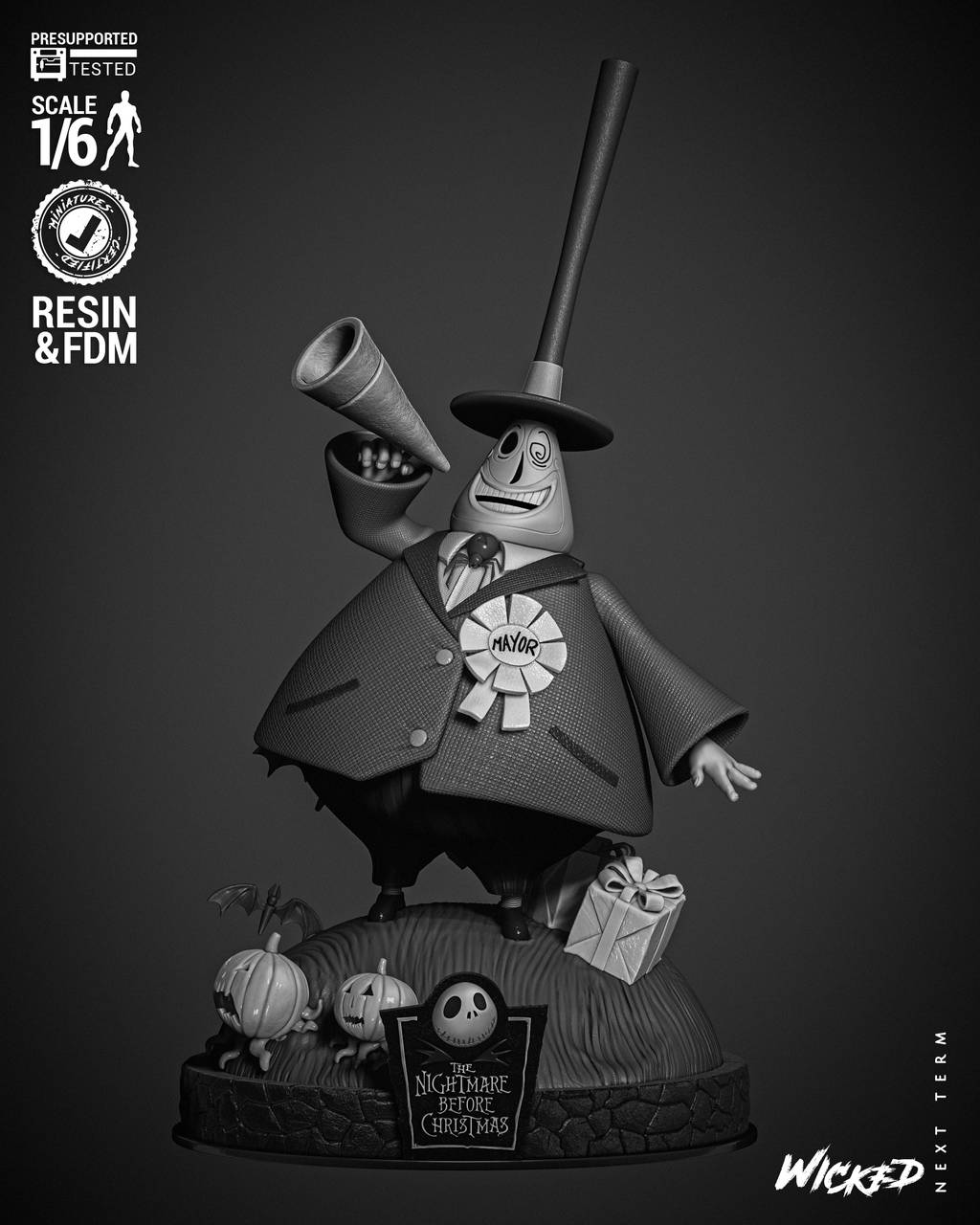 P站图纸印象馆 3DWicked 圣诞夜惊魂 梅耶市长 3DWicked 圣诞夜惊魂 梅耶市长