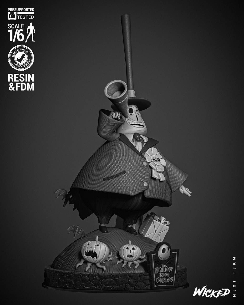 P站图纸印象馆 3DWicked 圣诞夜惊魂 梅耶市长 3DWicked 圣诞夜惊魂 梅耶市长