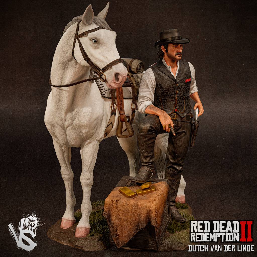 P站图纸印象馆 荒野大镖客 达奇·范德林德 荒野大镖客 达奇·范德林德