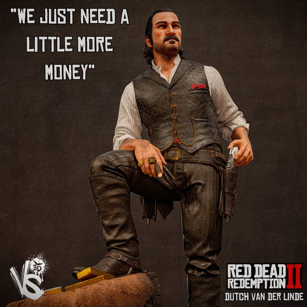 P站图纸印象馆 荒野大镖客 达奇·范德林德 荒野大镖客 达奇·范德林德