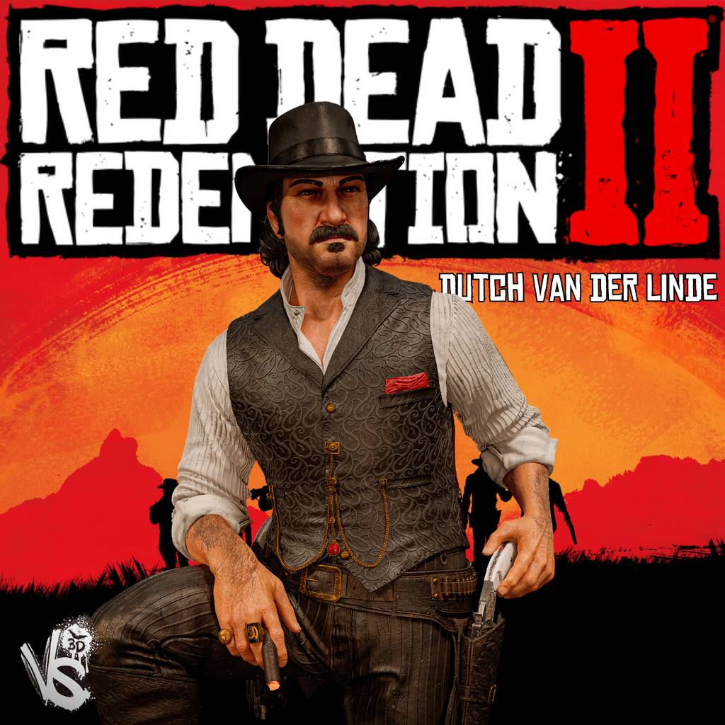 P站图纸印象馆 荒野大镖客 达奇·范德林德 荒野大镖客 达奇·范德林德