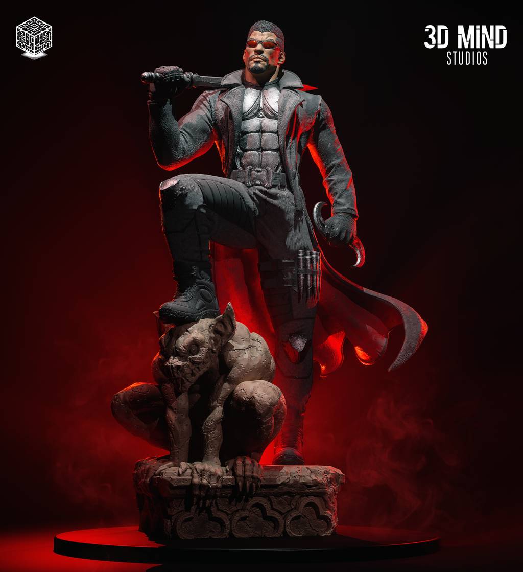 P站图纸印象馆 PolyMind 刀锋战士 吸血鬼猎人 PolyMind 刀锋战士 吸血鬼猎人