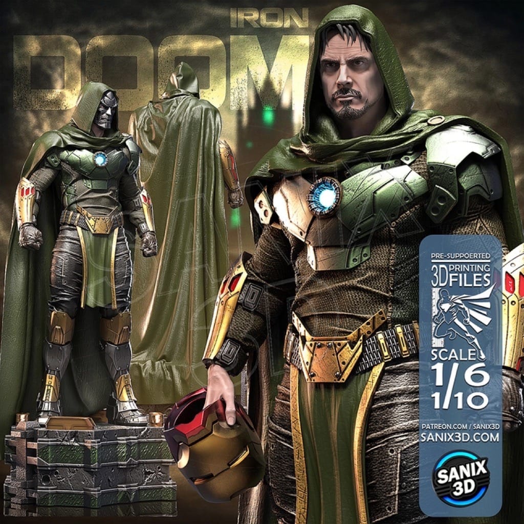 P站图纸印象馆 Sanix3d 漫威 毁灭博士 Sanix3d 漫威 毁灭博士