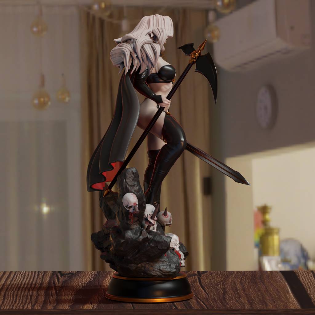 P站图纸印象馆 BrunoArt3D 死亡女神 BrunoArt3D 死亡女神