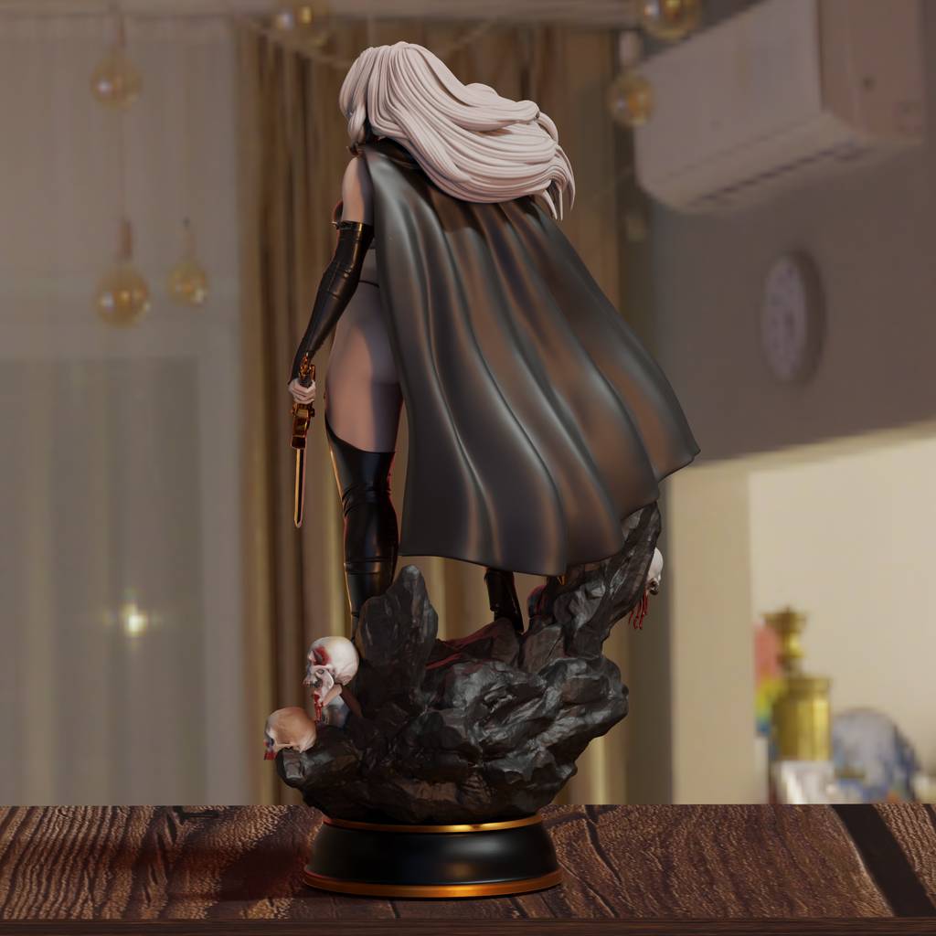 P站图纸印象馆 BrunoArt3D 死亡女神 BrunoArt3D 死亡女神