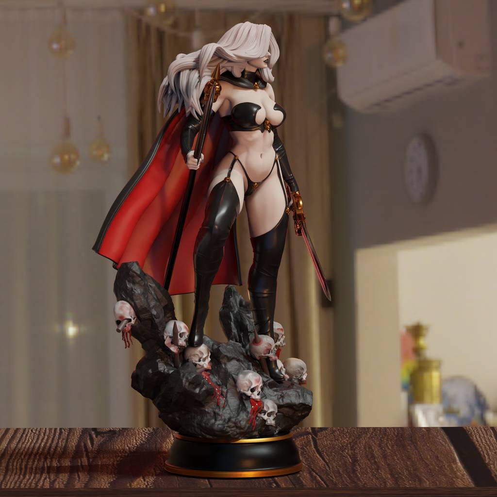 P站图纸印象馆 BrunoArt3D 死亡女神 BrunoArt3D 死亡女神