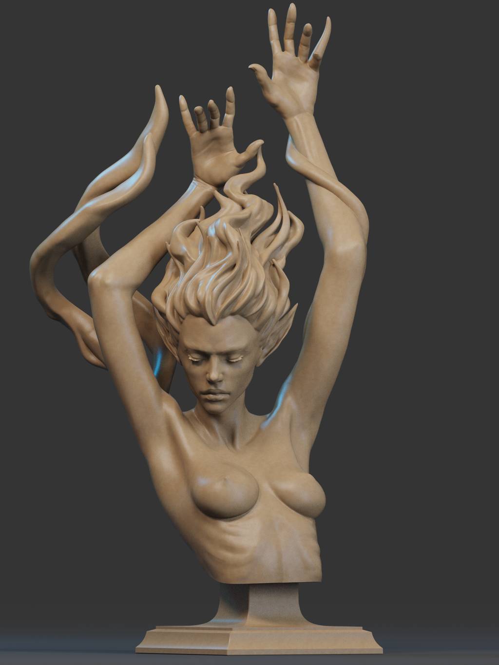 P站图纸印象馆 CA3D 24年11月半身像合集 CA3D 24年11月半身像合集