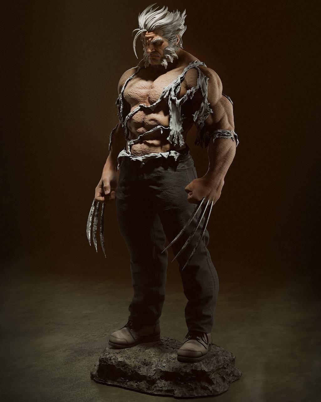 P站图纸印象馆 CA3D 漫威 罗根 CA3D 漫威 罗根