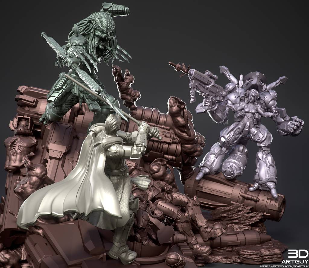 P站图纸印象馆 3DArtGuy 星际战斗 3DArtGuy 星际战斗