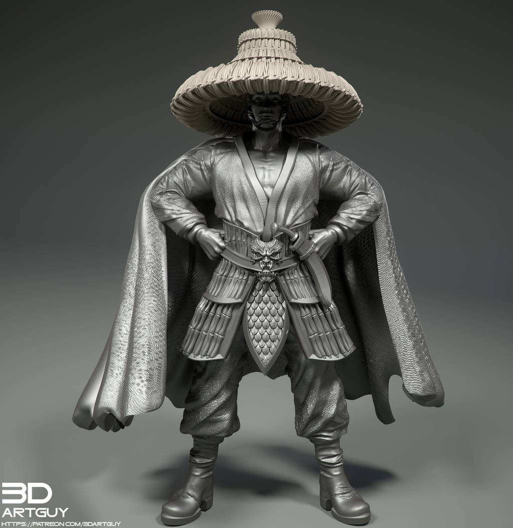 P站图纸印象馆 3DArtGuy 元素大师 雨 3DArtGuy 元素大师 雨