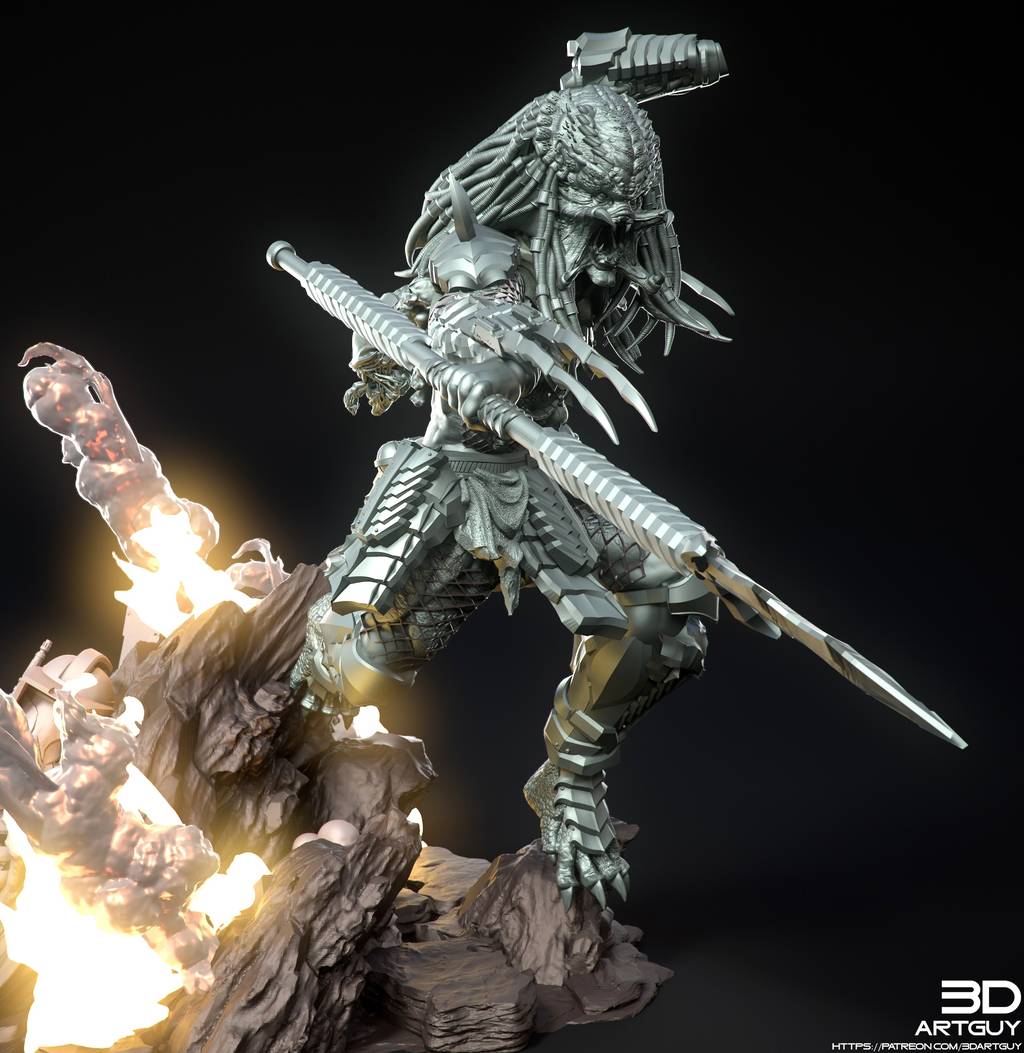 P站图纸印象馆 3DArtGuy 铁血战士 3DArtGuy 铁血战士