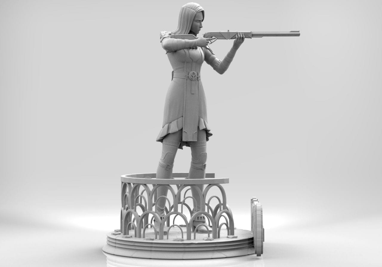 P站图纸印象馆 英雄联盟 皮城女警·凯特琳 英雄联盟 皮城女警·凯特琳