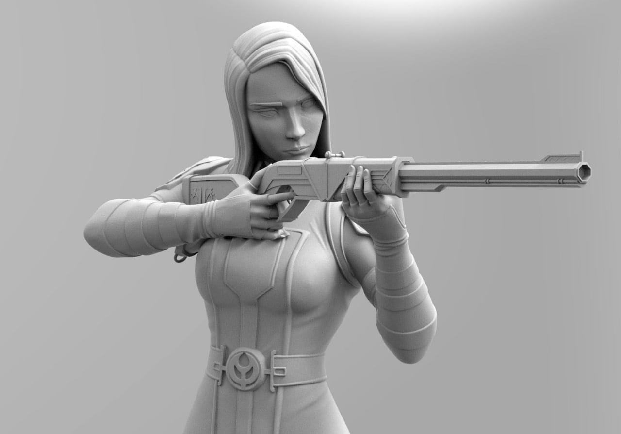 P站图纸印象馆 英雄联盟 皮城女警·凯特琳 英雄联盟 皮城女警·凯特琳