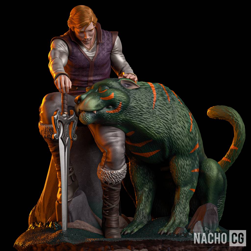 P站图纸印象馆 Nacho CG 宇宙的巨人希曼 亚当王子和太空虎 Nacho CG 宇宙的巨人希曼 亚当王子和太空虎