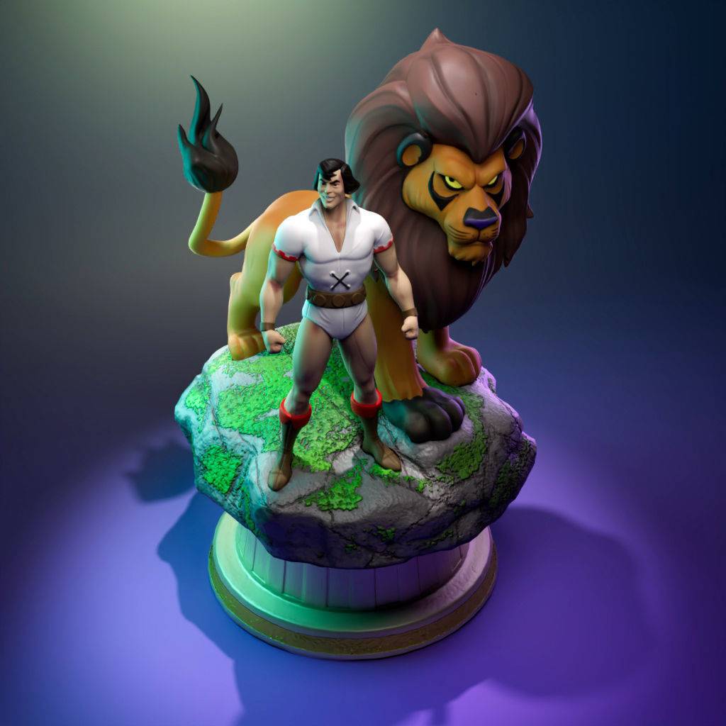 P站图纸印象馆 变身壮汉和巨狮 变身壮汉和巨狮