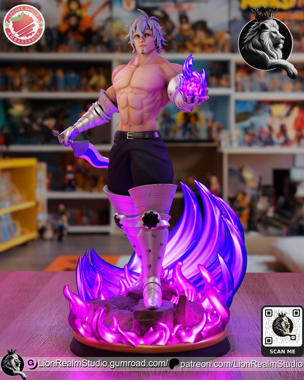 P站图纸印象馆 LionRealm 七大罪 艾斯塔罗萨 LionRealm 七大罪 艾斯塔罗萨