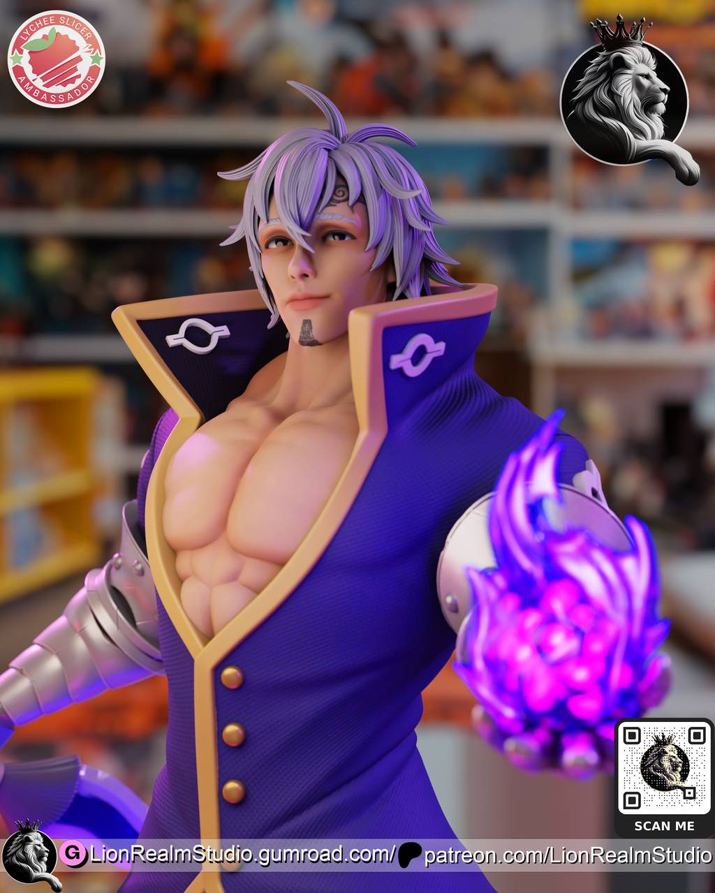 P站图纸印象馆 LionRealm 七大罪 艾斯塔罗萨 LionRealm 七大罪 艾斯塔罗萨