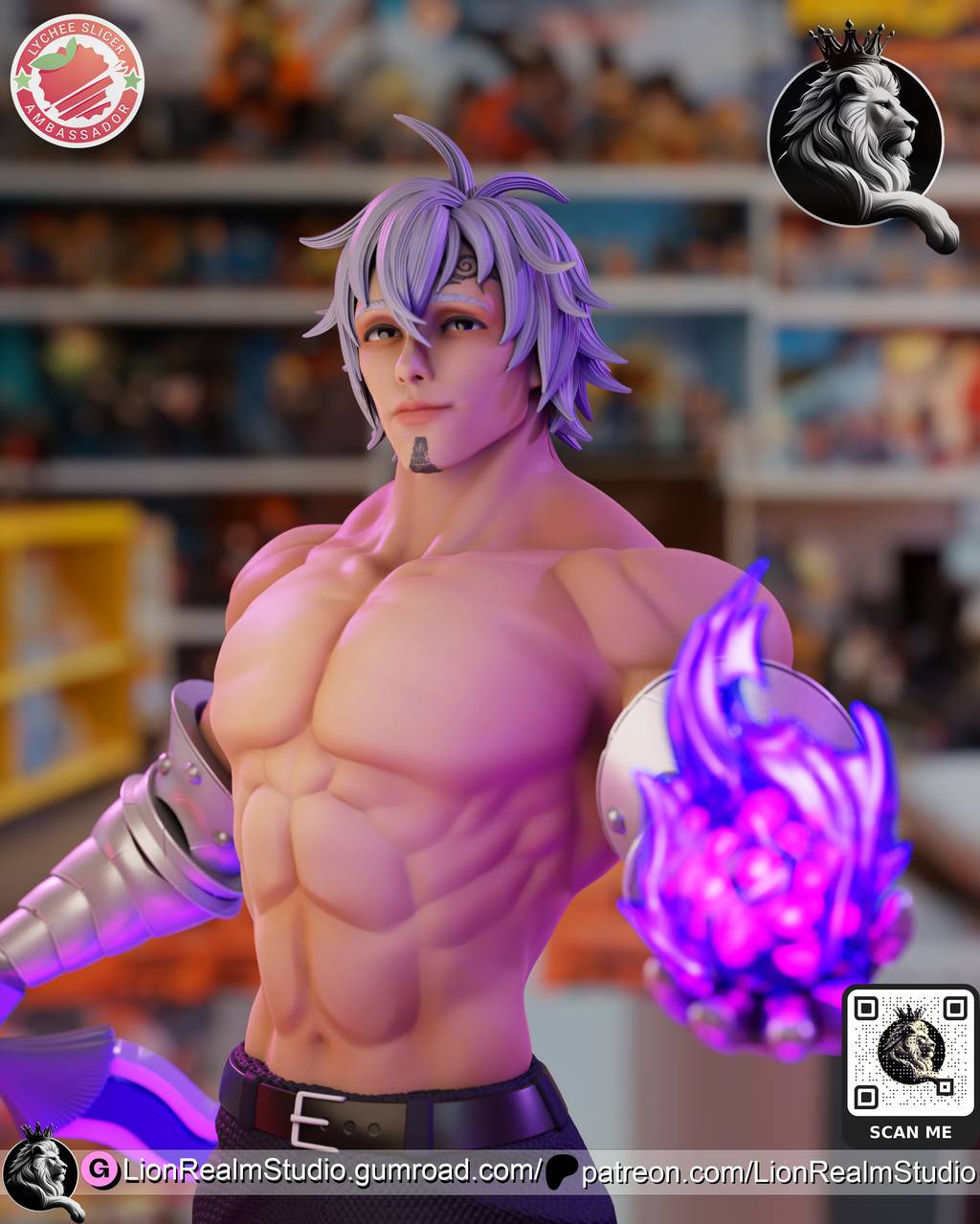 P站图纸印象馆 LionRealm 七大罪 艾斯塔罗萨 LionRealm 七大罪 艾斯塔罗萨