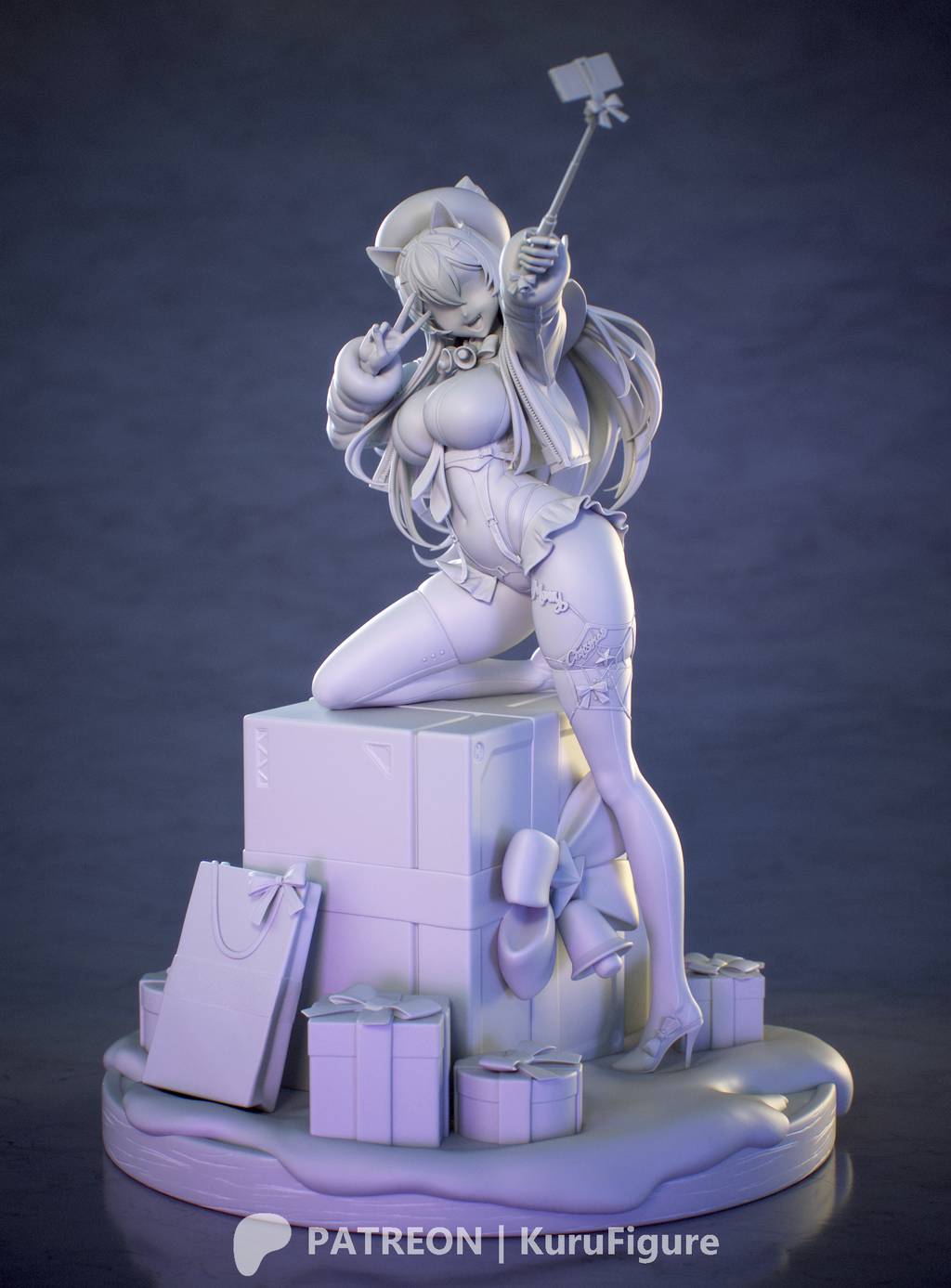 P站图纸印象馆 Kuru Figure 胜利女神nikke 露菲 Kuru Figure 胜利女神nikke 露菲