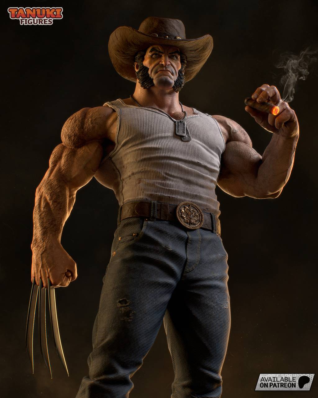 P站图纸印象馆 Tanuki Figures 漫威 金钢狼洛根 Tanuki Figures 漫威 金钢狼洛根