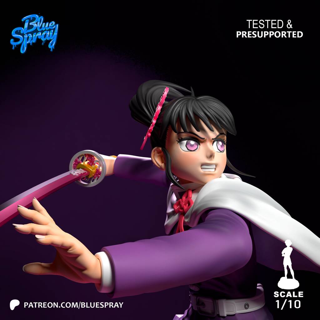 P站图纸印象馆 Blue Spray 鬼灭之刃 栗花落香奈乎 Blue Spray 鬼灭之刃 栗花落香奈乎