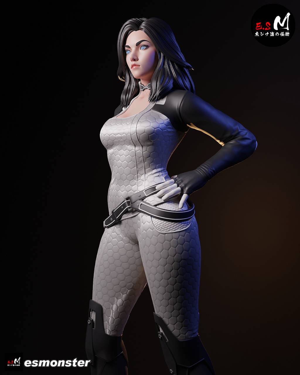 P站图纸印象馆 ESMonster 质量效应 米兰达·罗森 ESMonster 质量效应 米兰达·罗森