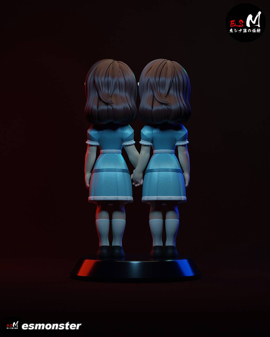 P站图纸印象馆 ESMonster 闪灵 双胞胎格雷迪姐妹 ESMonster 闪灵 双胞胎格雷迪姐妹