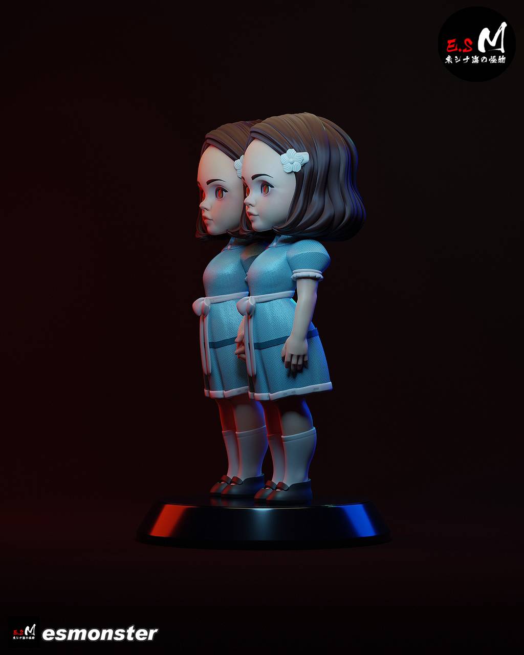 P站图纸印象馆 ESMonster 闪灵 双胞胎格雷迪姐妹 ESMonster 闪灵 双胞胎格雷迪姐妹