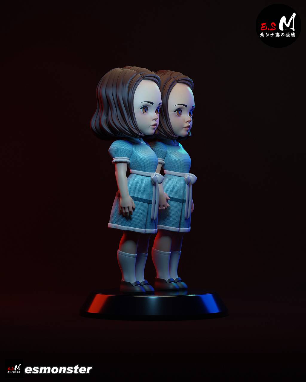 P站图纸印象馆 ESMonster 闪灵 双胞胎格雷迪姐妹 ESMonster 闪灵 双胞胎格雷迪姐妹