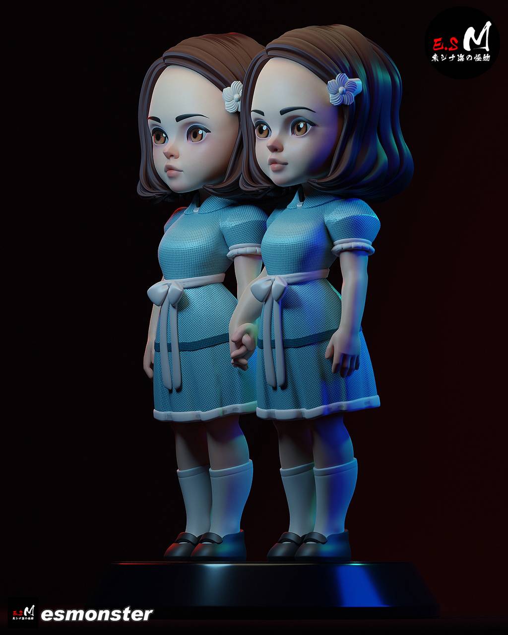 P站图纸印象馆 ESMonster 闪灵 双胞胎格雷迪姐妹 ESMonster 闪灵 双胞胎格雷迪姐妹