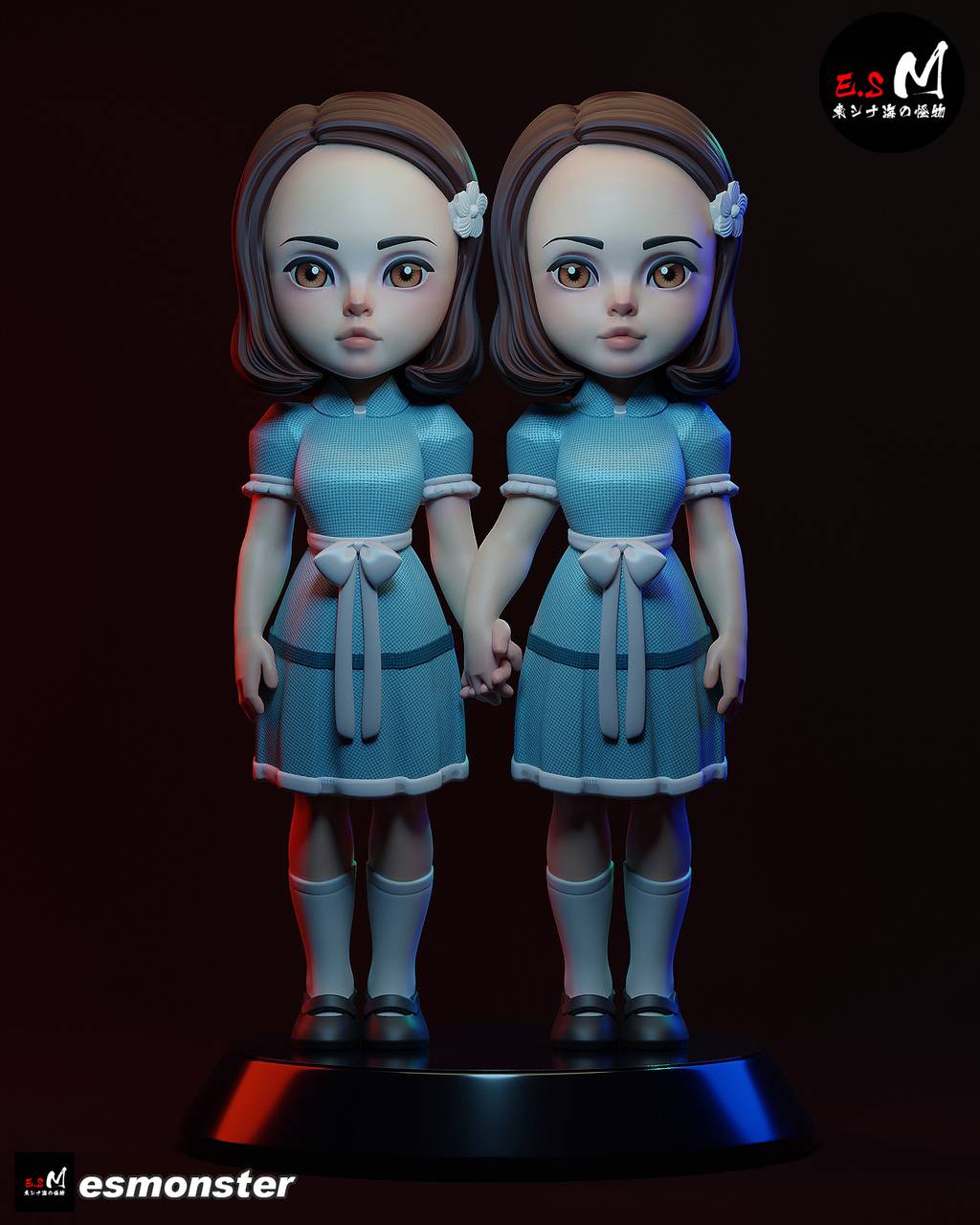 P站图纸印象馆 ESMonster 闪灵 双胞胎格雷迪姐妹 ESMonster 闪灵 双胞胎格雷迪姐妹