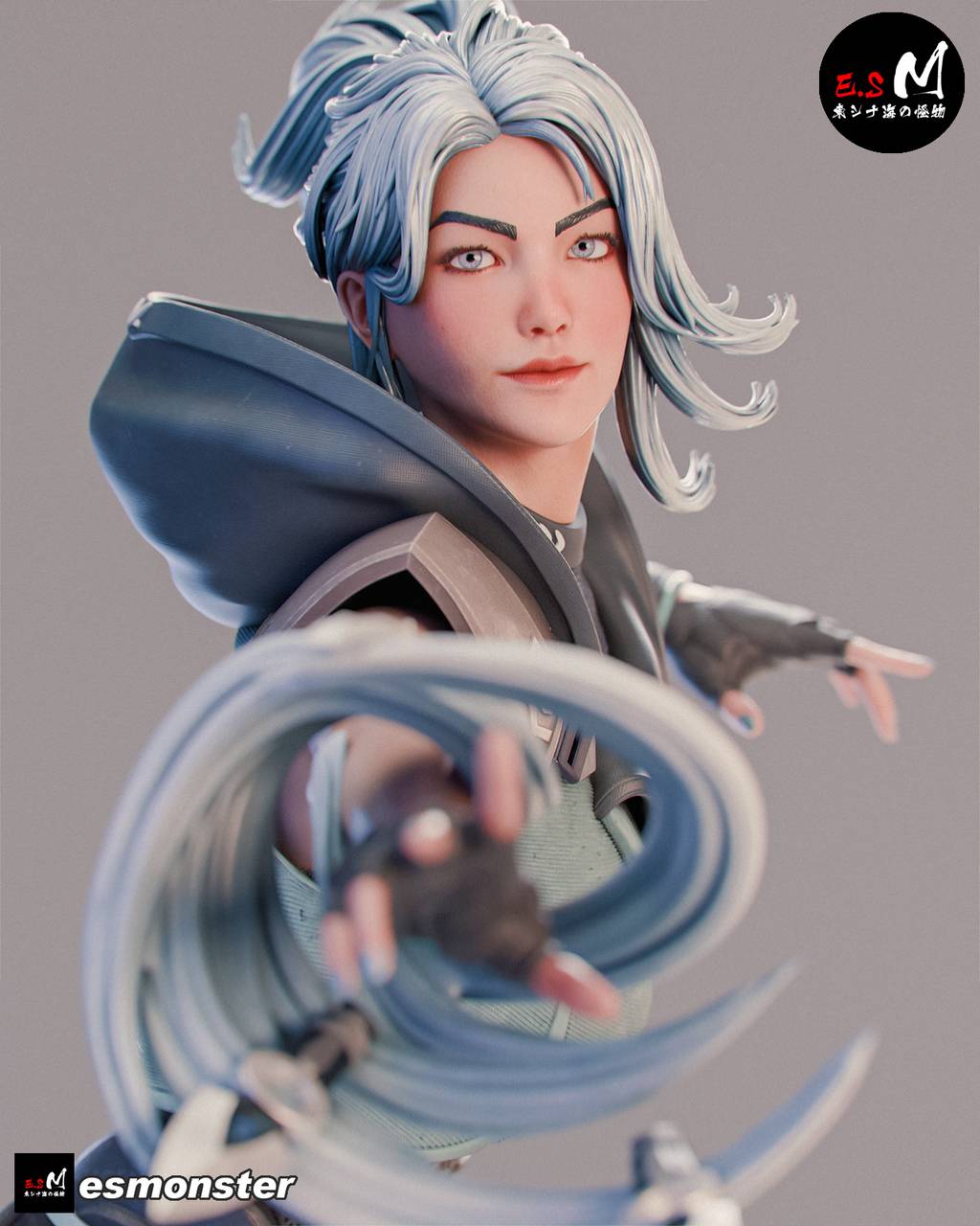 P站图纸印象馆 ESMonster 无畏契约 捷风 ESMonster 无畏契约 捷风