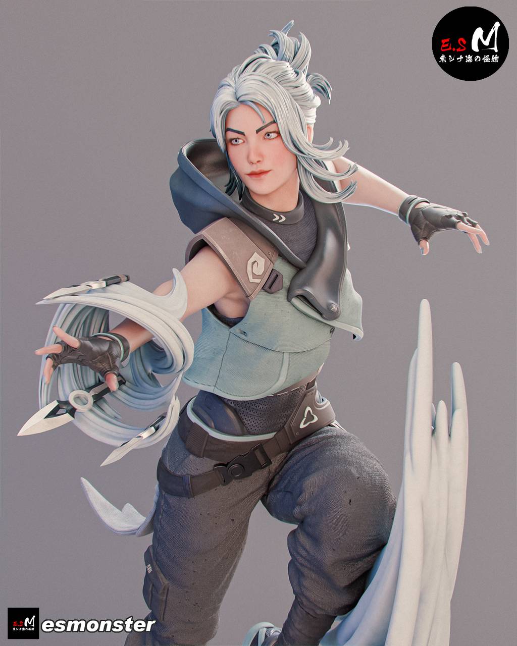 P站图纸印象馆 ESMonster 无畏契约 捷风 ESMonster 无畏契约 捷风