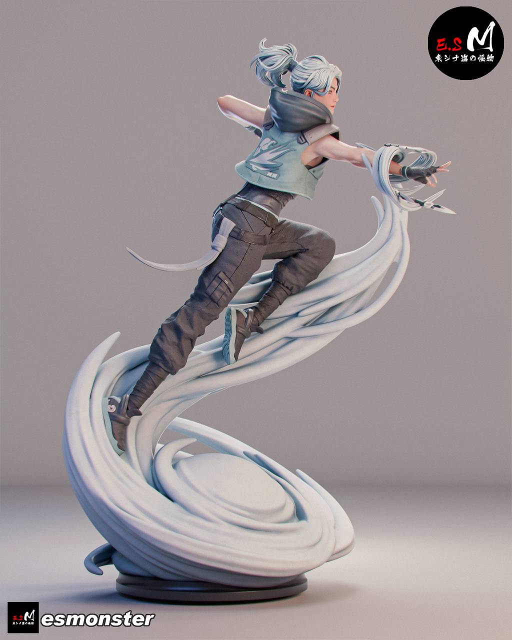 P站图纸印象馆 ESMonster 无畏契约 捷风 ESMonster 无畏契约 捷风