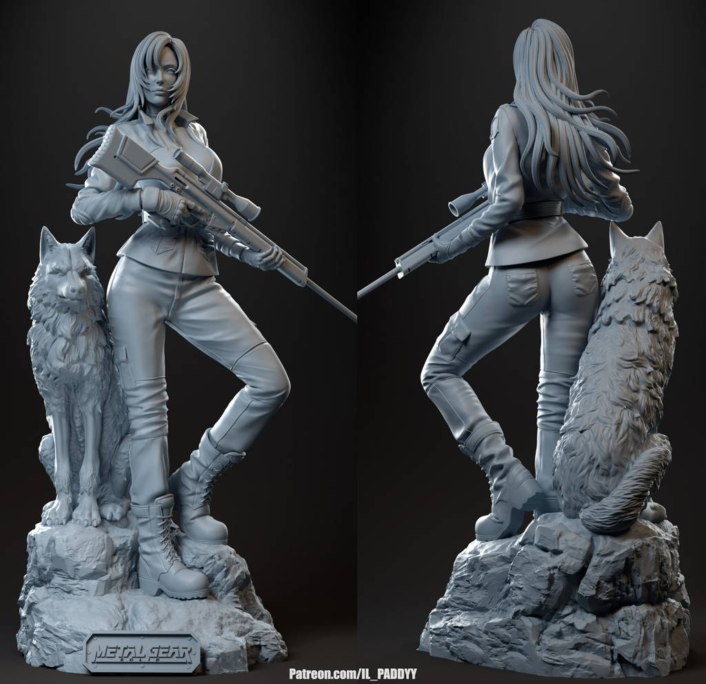 P站图纸印象馆 Il_Paddyy 合金装备 狙击雪狼 Il_Paddyy 合金装备 狙击雪狼