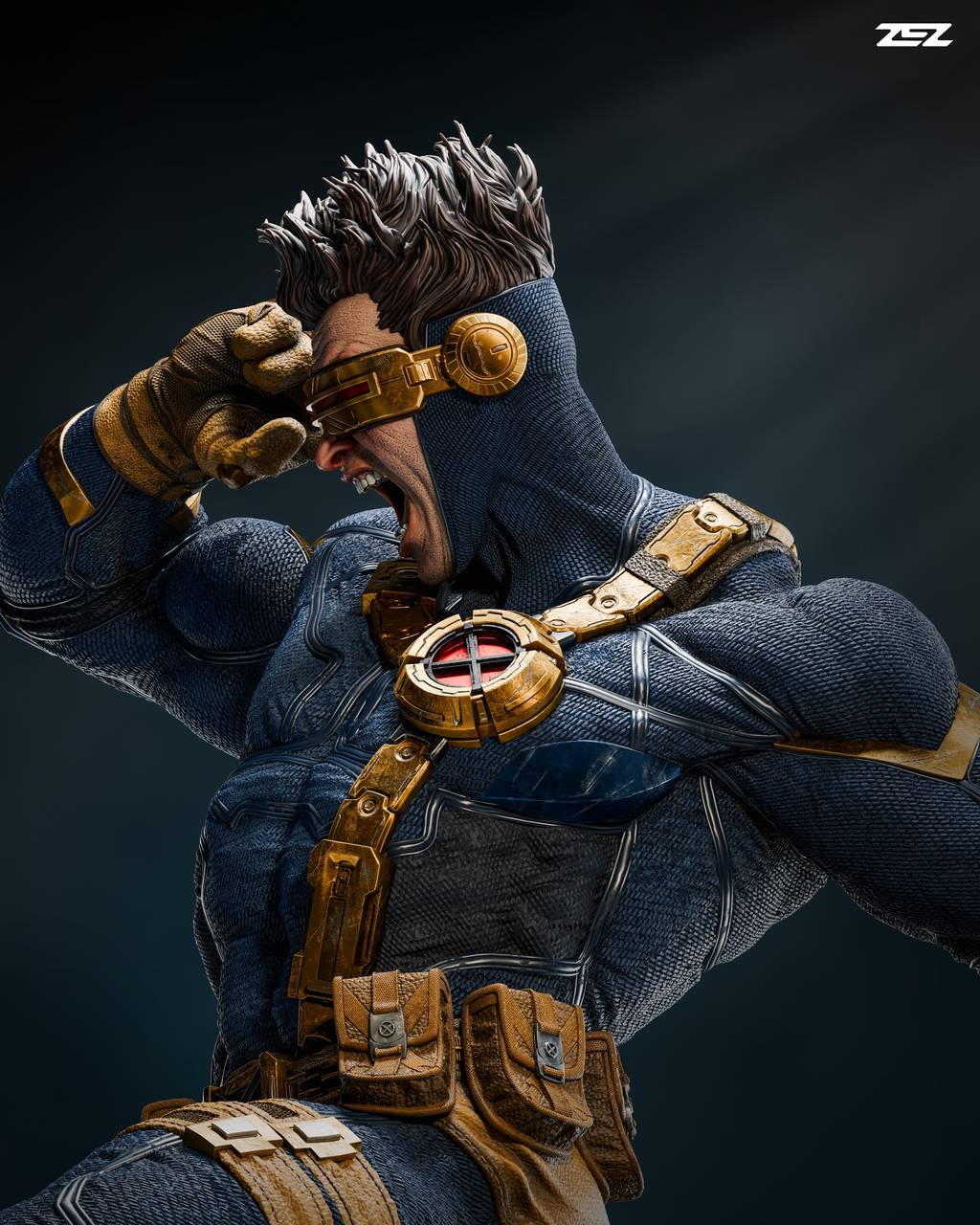 P站图纸印象馆 ZEZ STUDIOS 漫威 镭射眼 ZEZ STUDIOS 漫威 镭射眼