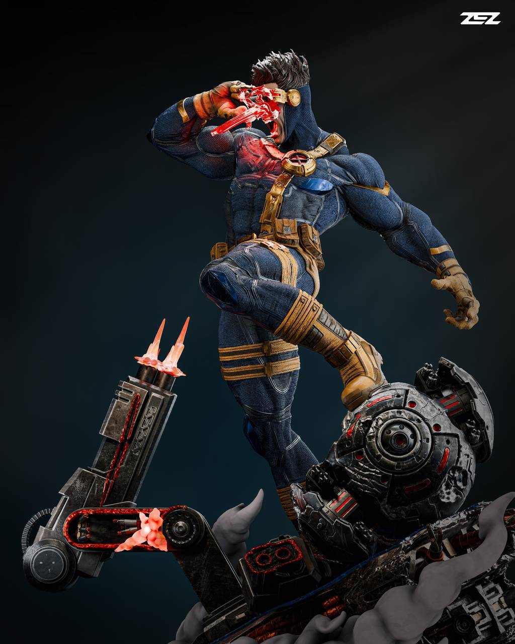 P站图纸印象馆 ZEZ STUDIOS 漫威 镭射眼 ZEZ STUDIOS 漫威 镭射眼