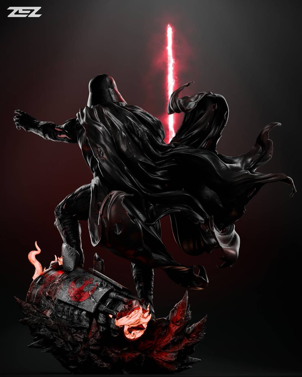 P站图纸印象馆 ZEZ STUDIOS 星球大战 达斯·维达 ZEZ STUDIOS 星球大战 达斯·维达