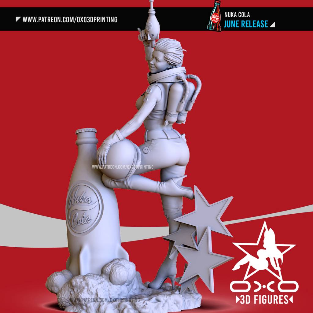 P站图纸印象馆 OXO3D 辐射 核子可乐女郎 OXO3D 辐射 核子可乐女郎
