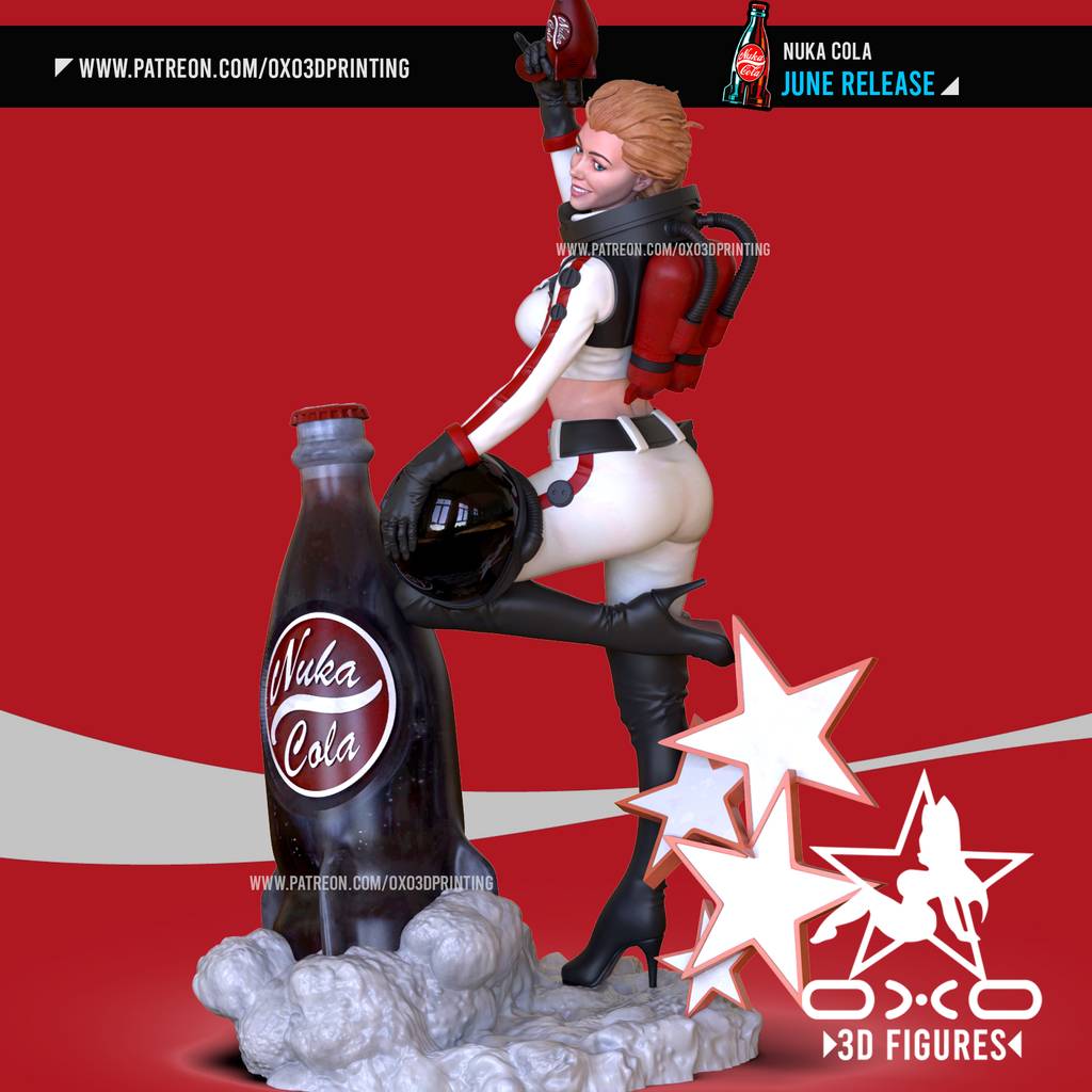 P站图纸印象馆 OXO3D 辐射 核子可乐女郎 OXO3D 辐射 核子可乐女郎