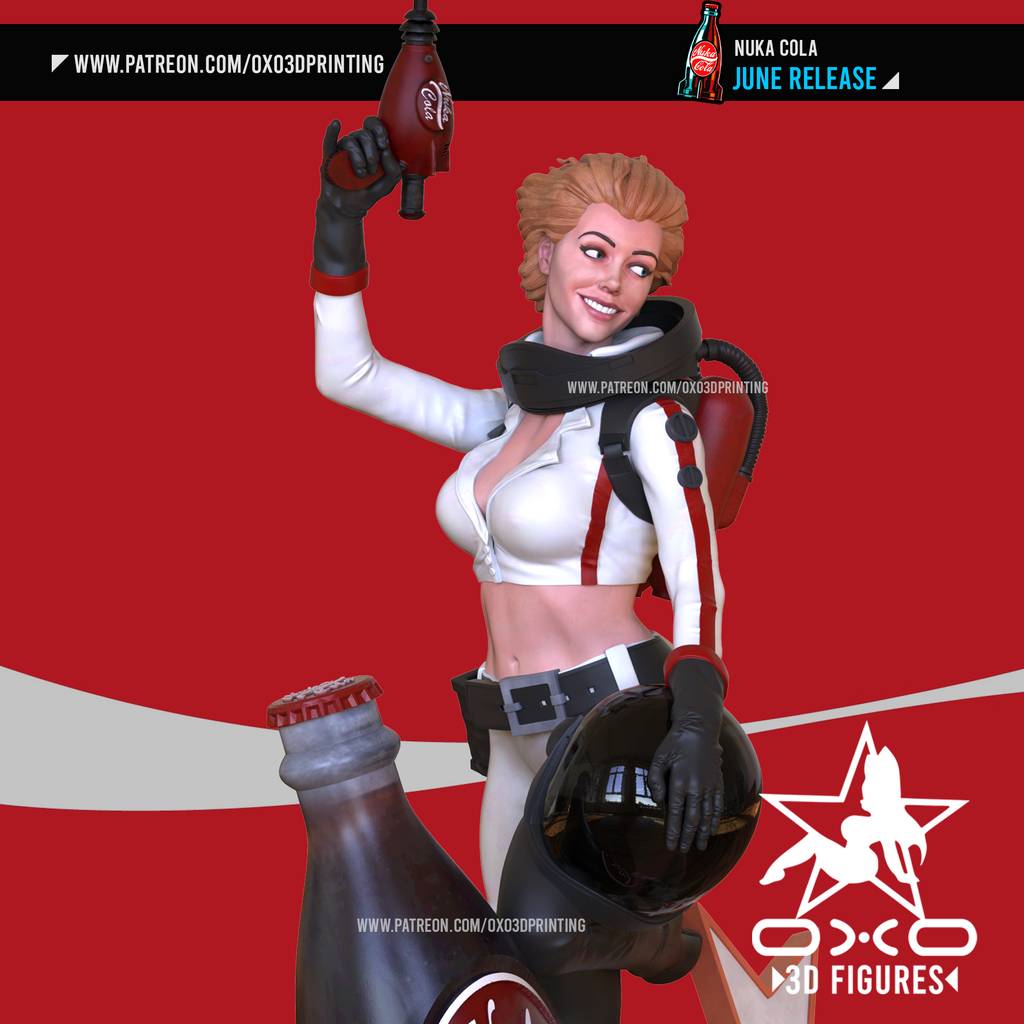 P站图纸印象馆 OXO3D 辐射 核子可乐女郎 OXO3D 辐射 核子可乐女郎