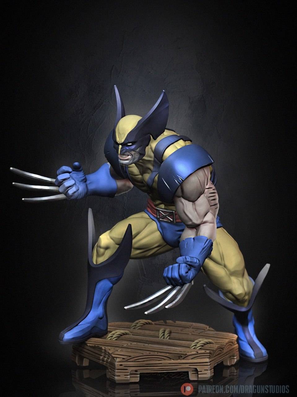 P站图纸印象馆 Dragun Studios 漫威 金钢狼 Dragun Studios 漫威 金钢狼