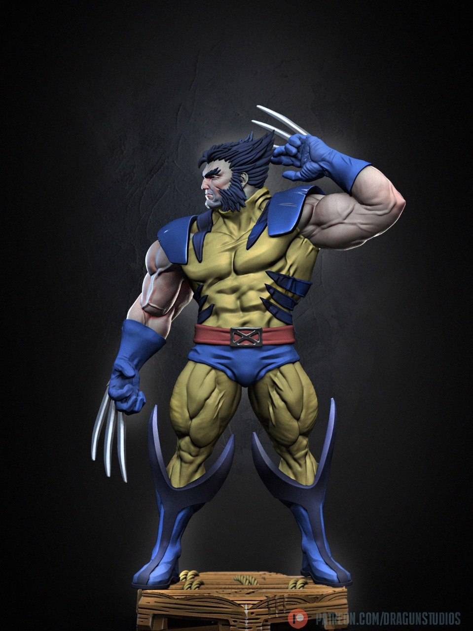 P站图纸印象馆 Dragun Studios 漫威 金钢狼 Dragun Studios 漫威 金钢狼