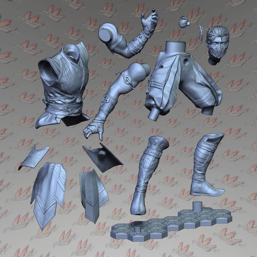 P站图纸印象馆 真人快打 忍者 真人快打 忍者