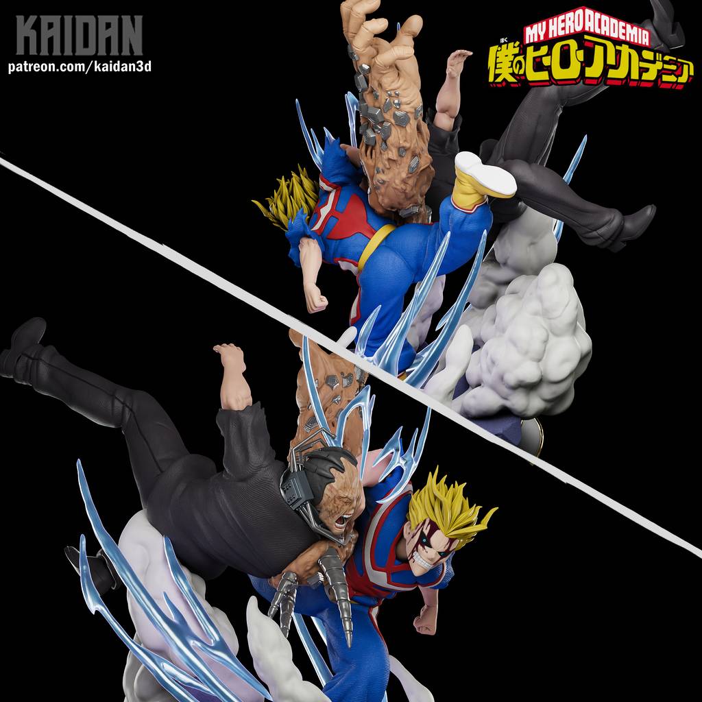 P站图纸印象馆 Kaidan 欧鲁迈特对战All For One Kaidan 欧鲁迈特对战All For One