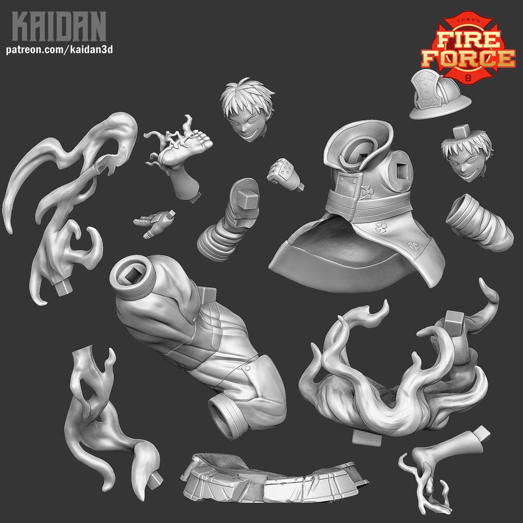 P站图纸印象馆 Kaidan 炎炎消防队 森罗日下部 Kaidan 炎炎消防队 森罗日下部